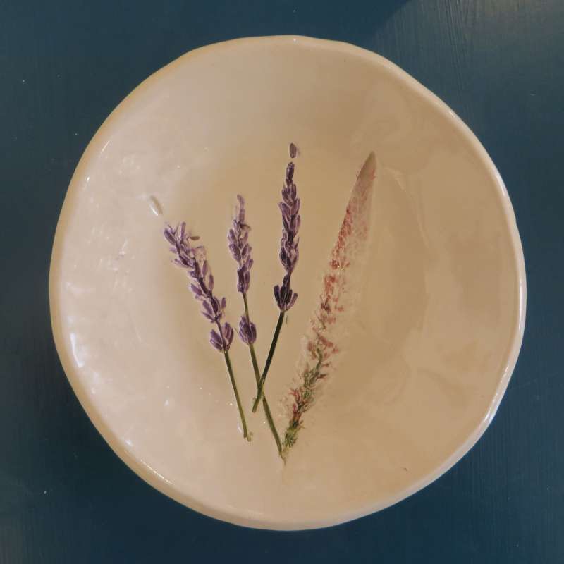 Lavender and Culver's Root Trinket Bowl